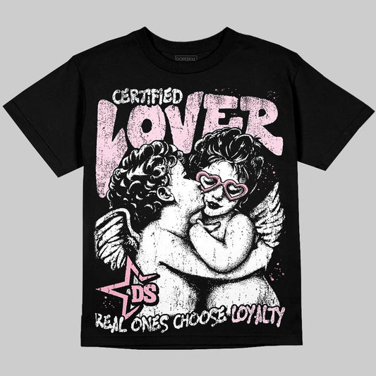 Jordan 4 "Iced Carmine" DopeSkill T-Shirt Real Ones Choose Loyalty Graphic Streetwear - Black