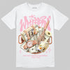 Jordan 4 "Iced Carmine" DopeSkill T-Shirt Whippin Graphic Streetwear - White