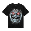 Grey Sneakers DopeSkill T-Shirt Hellfire Graphic Streetwear - black