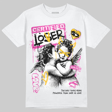 Jordan 4 “Comic” DopeSkill T-Shirt Certified Lover Graphic Streetwear - White