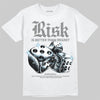 Grey Sneakers DopeSkill T-Shirt Risk Is Better Than Regret Graphic Streetwear - White