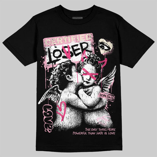 Jordan 4 "Iced Carmine" DopeSkill T-Shirt Certified Lover Graphic Streetwear - Black