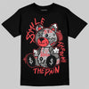 Air Max 90 Infrared 3M (2026) DopeSkill T-Shirt Smile Through The Pain Graphic Streetwear - black