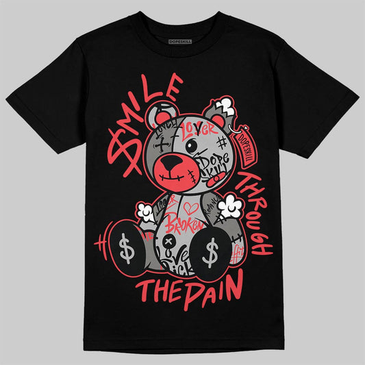 Air Max 90 Infrared 3M (2026) DopeSkill T-Shirt Smile Through The Pain Graphic Streetwear - black