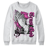 Jordan 4 GS “Hyper Violet” DopeSkill Sweatshirt Trust God Graphic Streetwear - White