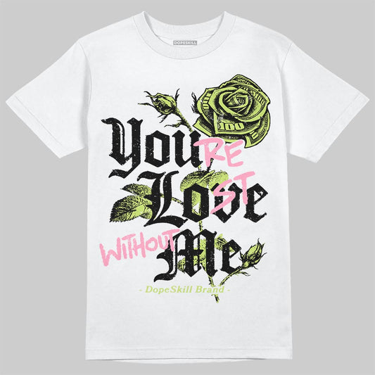 Chase B x Travis Scott x Jordan Jumpman Jack DopeSkill T-Shirt You’re Lost Without Me Graphic Streetwear - White