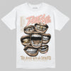 Nike Air Force 1 Low Canvas “Linen” DopeSkill T-Shirt The Mouth With No Droughts Graphic Streetwear - White