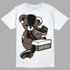 Jordan 1 Retro High OG Palomino DopeSkill T-Shirt Sneakerhead BEAR Graphic Streetwear - White