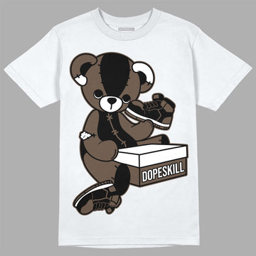 Jordan 1 Retro High OG Palomino DopeSkill T-Shirt Sneakerhead BEAR Graphic Streetwear - White