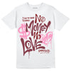 Jordan 1 Retro High OG “Team Red” DopeSkill T-Shirt No Money No Love Typo Graphic Streetwear - White