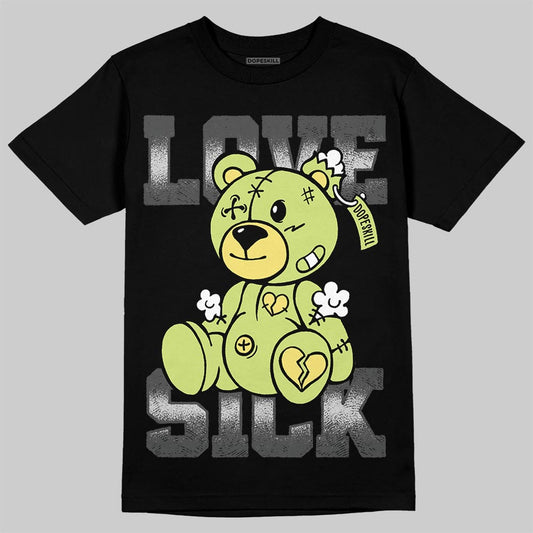 Jordan 4 GS “Light Lemon Twist” DopeSkill T-Shirt Love Sick Graphic Streetwear - Black