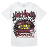 Jordan 1 Retro High OG “Team Red” DopeSkill T-Shirt Hot Mouth Graphic Streetwear - White