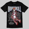 Jordan 4 SB “Summit White/Navy” DopeSkill T-Shirt Thunder Dunk Graphic Streetwear - Black