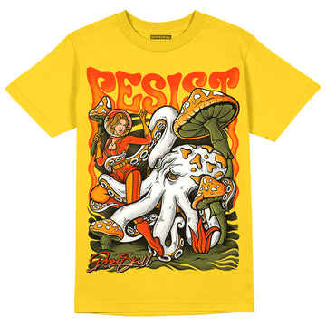 Jordan 6 “Yellow Ochre” DopeSkill Yellow T-shirt Resist Graphic Streetwear