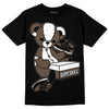 Jordan 1 Retro High OG Palomino DopeSkill T-Shirt Sneakerhead BEAR Graphic Streetwear - Black