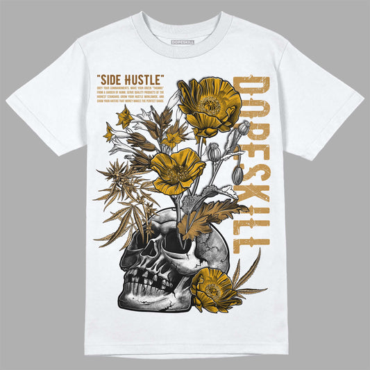 Jordan 13 Wheat 2023 DopeSkill T-Shirt Side Hustle Graphic Streetwear - White