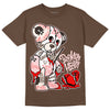 Jordan 3 Neapolitan DopeSkill Dark Mocha T-Shirt Broken Heart Graphic Streetwear