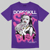 Jordan 5 OG “Grape” DopeSkill T-Shirt Stay It Busy Graphic Streetwear - Purple