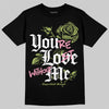 Chase B x Travis Scott x Jordan Jumpman Jack DopeSkill T-Shirt You’re Lost Without Me Graphic Streetwear - black