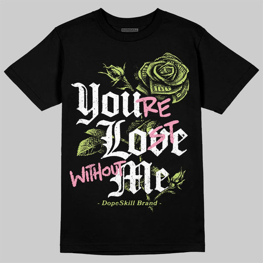 Chase B x Travis Scott x Jordan Jumpman Jack DopeSkill T-Shirt You’re Lost Without Me Graphic Streetwear - black