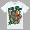 Green Sneakers DopeSkill T-Shirt Don't Kill My Vibe Graphic Streetwear - White 