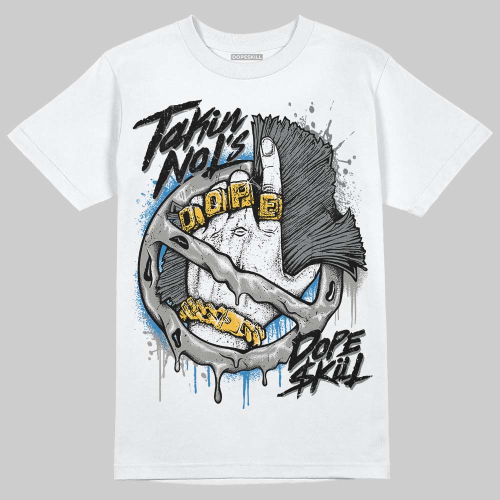 Jordan 9 Cool Grey DopeSkill T-Shirt Takin No L's Graphic Streetwear - White