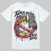 Jordan 14 Retro ‘Black Toe’ DopeSkill T-Shirt Takin No L's Graphic Streetwear  White