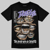 Jordan 5 OG “Grape” DopeSkill T-Shirt The Mouth With No Droughts Graphic Streetwear - Black