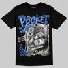 Jordan 1 Low Travis Scott x Fragment DopeSkill T-Shirt Pocket Change Graphic Streetwear - Black