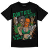 Green Sneakers DopeSkill T-Shirt Don't Kill My Vibe Graphic Streetwear - Black 