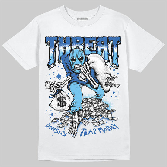 Jordan 12 “Blueberry” DopeSkill T-Shirt Threat Graphic Streetwear - White