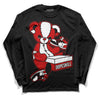 Jordan 1 Retro Low "Black Toe" DopeSkill Long Sleeve T-Shirt Sneakerhead BEAR Graphic Streetwear - Black