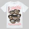 Jordan 3 Retro Valentine's Day Treat Yourself (2025) DopeSkill T-Shirt The Mouth With No Droughts Graphic Streetwear - White