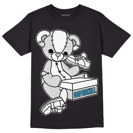 Dunk Low ‘Pure Platinum’ DopeSkill T-Shirt Sneakerhead BEAR Graphic Streetwear - black