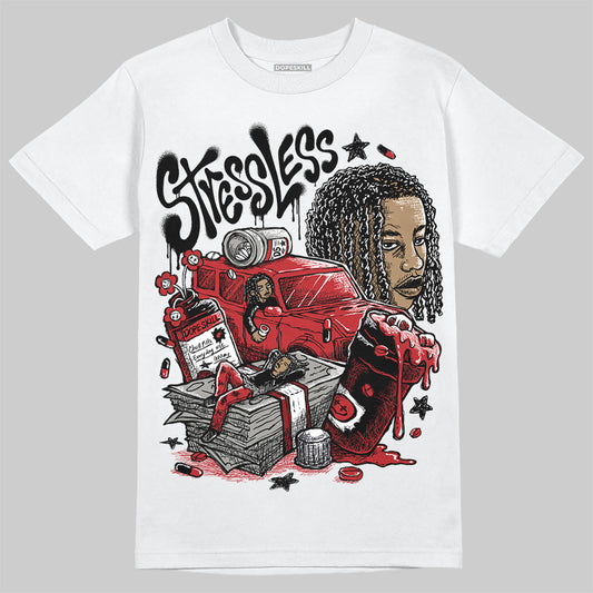 Jordan 12 Retro Flu Game (2025) DopeSkill T-Shirt Stressless Graphic Streetwear - White