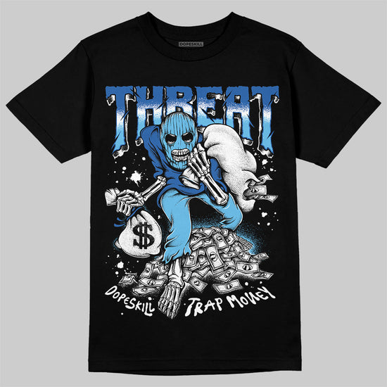 Jordan 12 “Blueberry” DopeSkill T-Shirt Threat Graphic Streetwear - Black