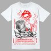 Jordan 12 “Cherry” DopeSkill T-Shirt Show Me The Money Graphic Streetwear - White