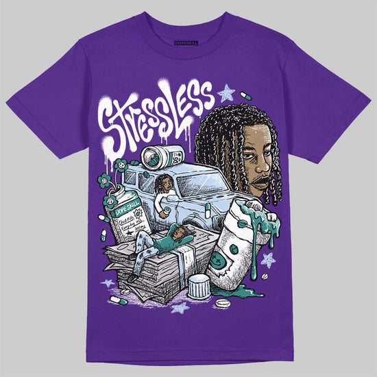 Jordan 5 OG “Grape” DopeSkill T-Shirt Stressless Graphic Streetwear  Purple