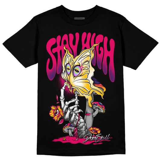 Jordan 3 Retro SP J Balvin Medellín Sunset DopeSkill T-Shirt Stay High Graphic Streetwear - Black