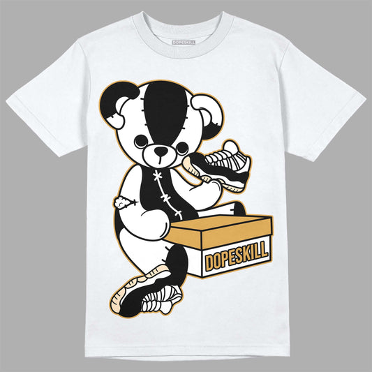 Jordan 11 "Gratitude" DopeSkill T-Shirt Sneakerhead BEAR Graphic Streetwear - White 
