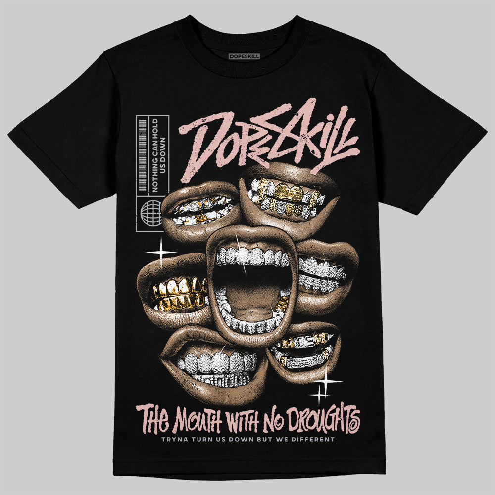 ASICS Gel-1130 'White Neutral Pink' DopeSkill T-Shirt The Mouth With No Droughts Graphic Streetwear - Black