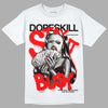 Jordan 1 Retro High OG "Satin Bred" DopeSkill T-Shirt Stay It Busy Graphic Streetwear - White