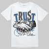 Jordan 1 Low OG “Storm Blue” DopeSkill T-Shirt Trust No One Graphic Streetwear - White