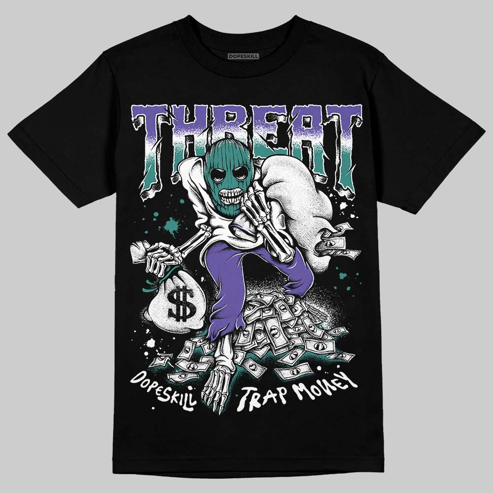 Jordan 5 OG “Grape” DopeSkill T-Shirt Threat Graphic Streetwear - Black