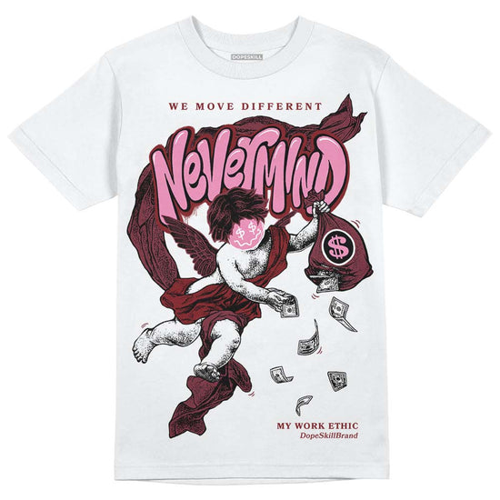 Jordan 1 Retro High OG “Team Red” DopeSkill T-Shirt Nevermind Graphic Streetwear - White