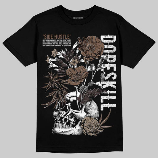 SoleFly x Air Jordan 12 Retro SP 'Cafecito/Baroque Brown' DopeSkill T-Shirt Side Hustle Graphic Streetwear - Black