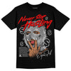 Jordan 1 Low OG “Shadow” DopeSkill T-Shirt Never Stop Hustling Graphic Streetwear - Black