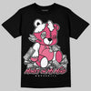 White Fluo Pink DopeSkill T-Shirt MOMM Bear Graphic