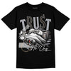 Jordan 4 Retro Frozen Moments DopeSkill T-Shirt Trust No One Graphic Streetwear - Black 