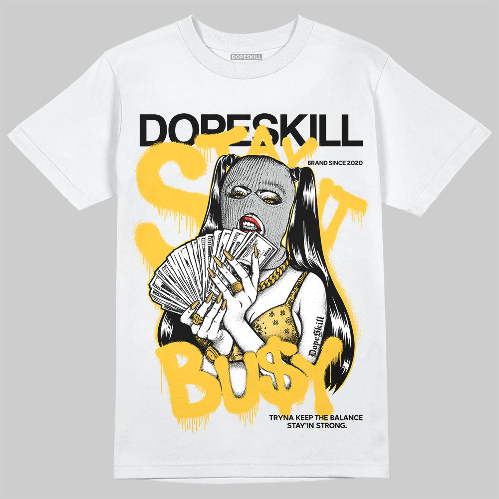 Jordan 12 "Phantom" DopeSkill T-Shirt Stay It Busy Graphic Streetwear - White